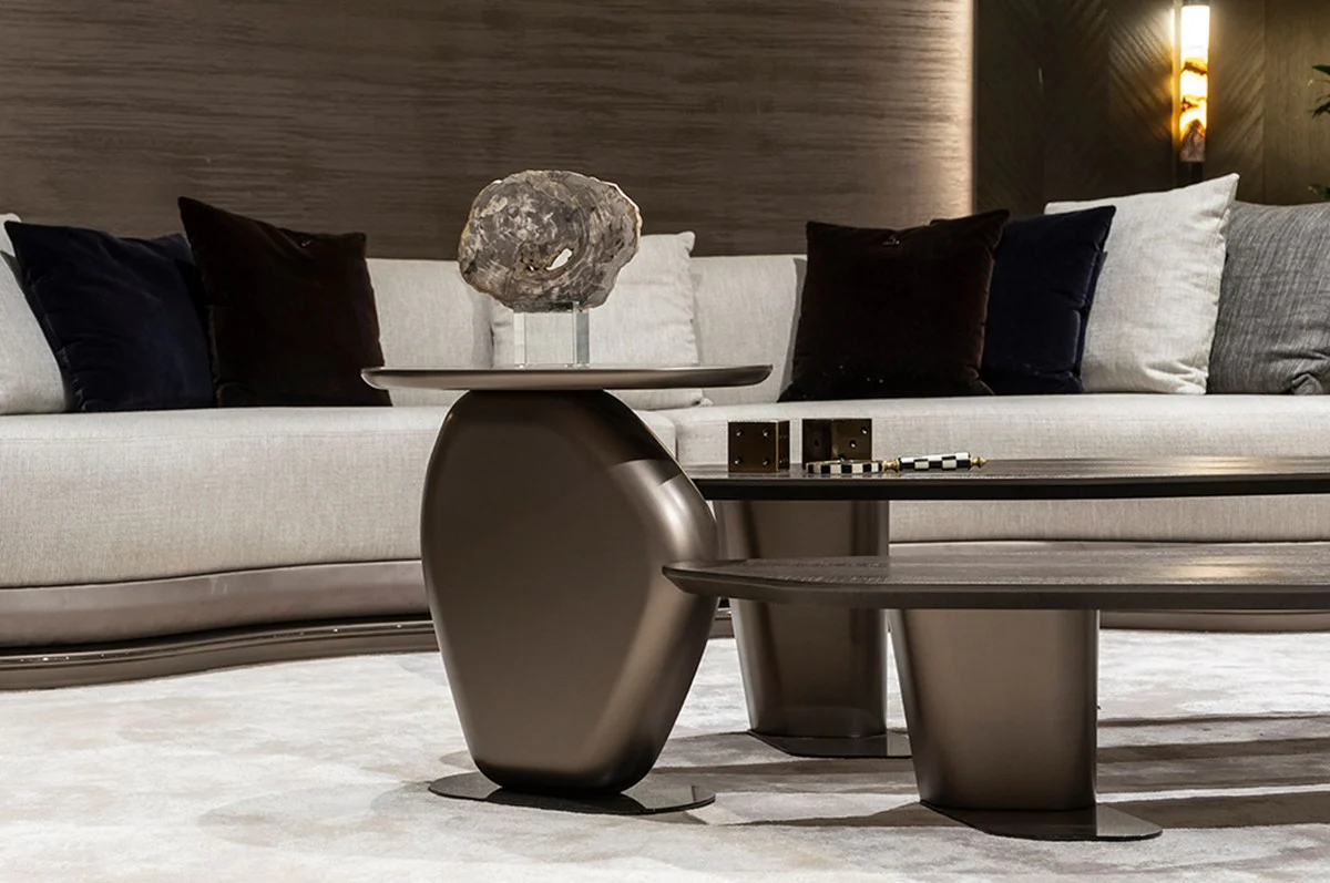 Luxury living room side table bronze H. 55 cm - Hotel table - Living room furniture - Hotel furniture - Luxury quality