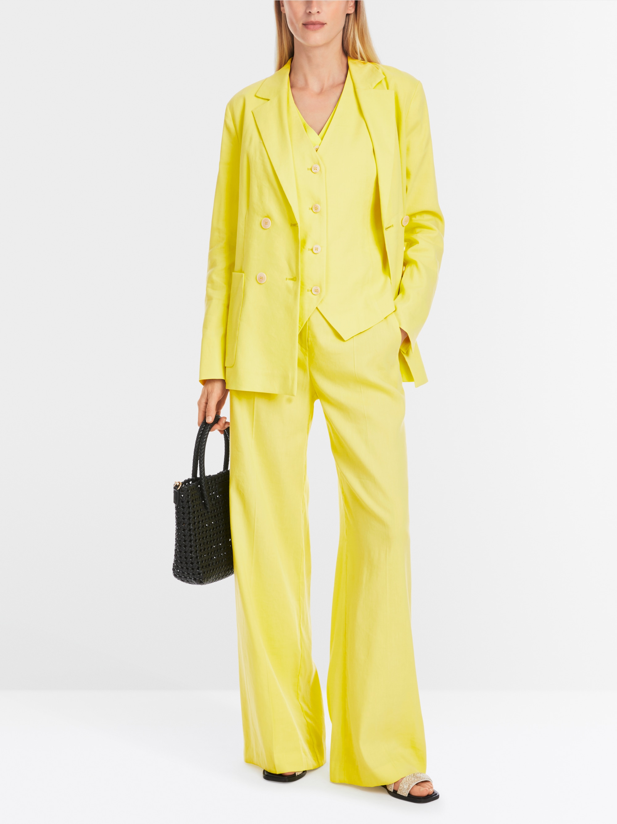 Marc-Cain Blazer aus Leinenmischung