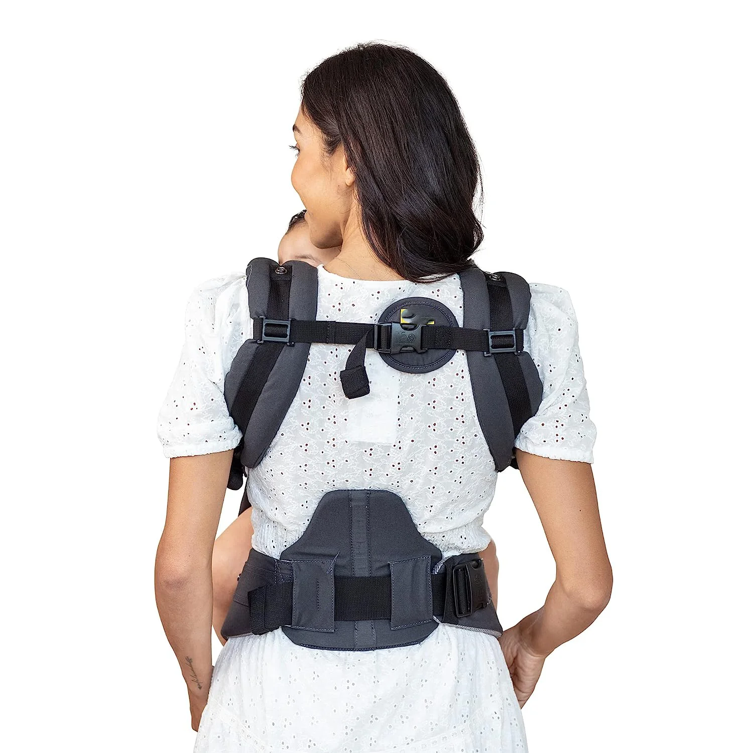 Complete All Seasons Ergonomische 6-in-1-Babytrage für Neugeborene bis Kleinkinder – mit Lordosenstütze – für Kinder von 3–20 kg – 360-Grad-Babytragemöglichkeit – nach innen und außen gerichtet – Stein