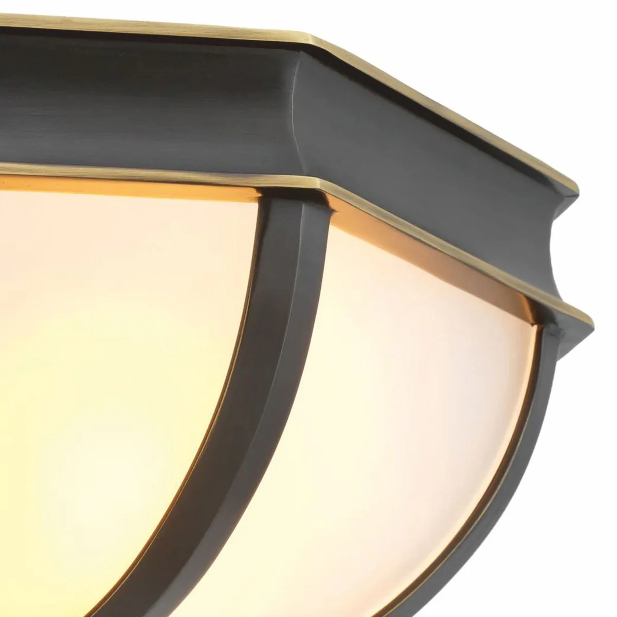 Luxury wall light bronze / white 33 cm - Luxury wall lights