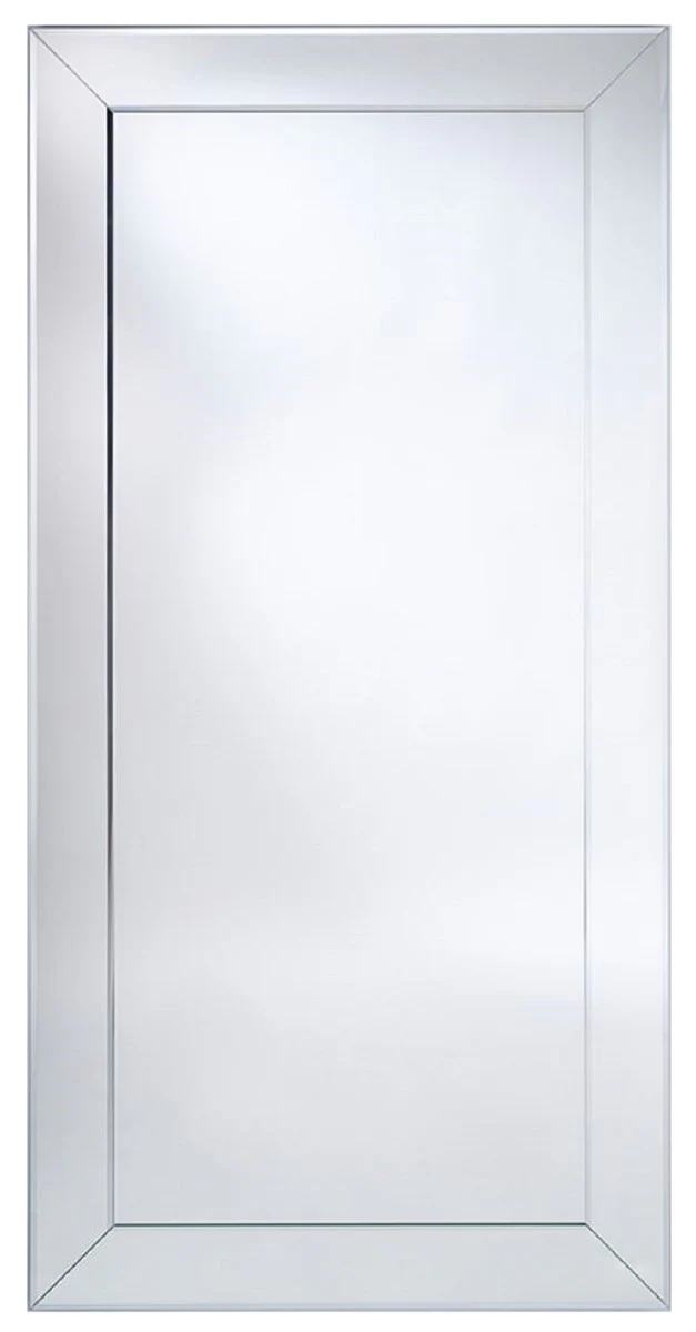 Luxury mirror with aluminum frame 100 x H. 200 cm - wardrobe mirror - living room mirror - bedroom mirror - luxury quality