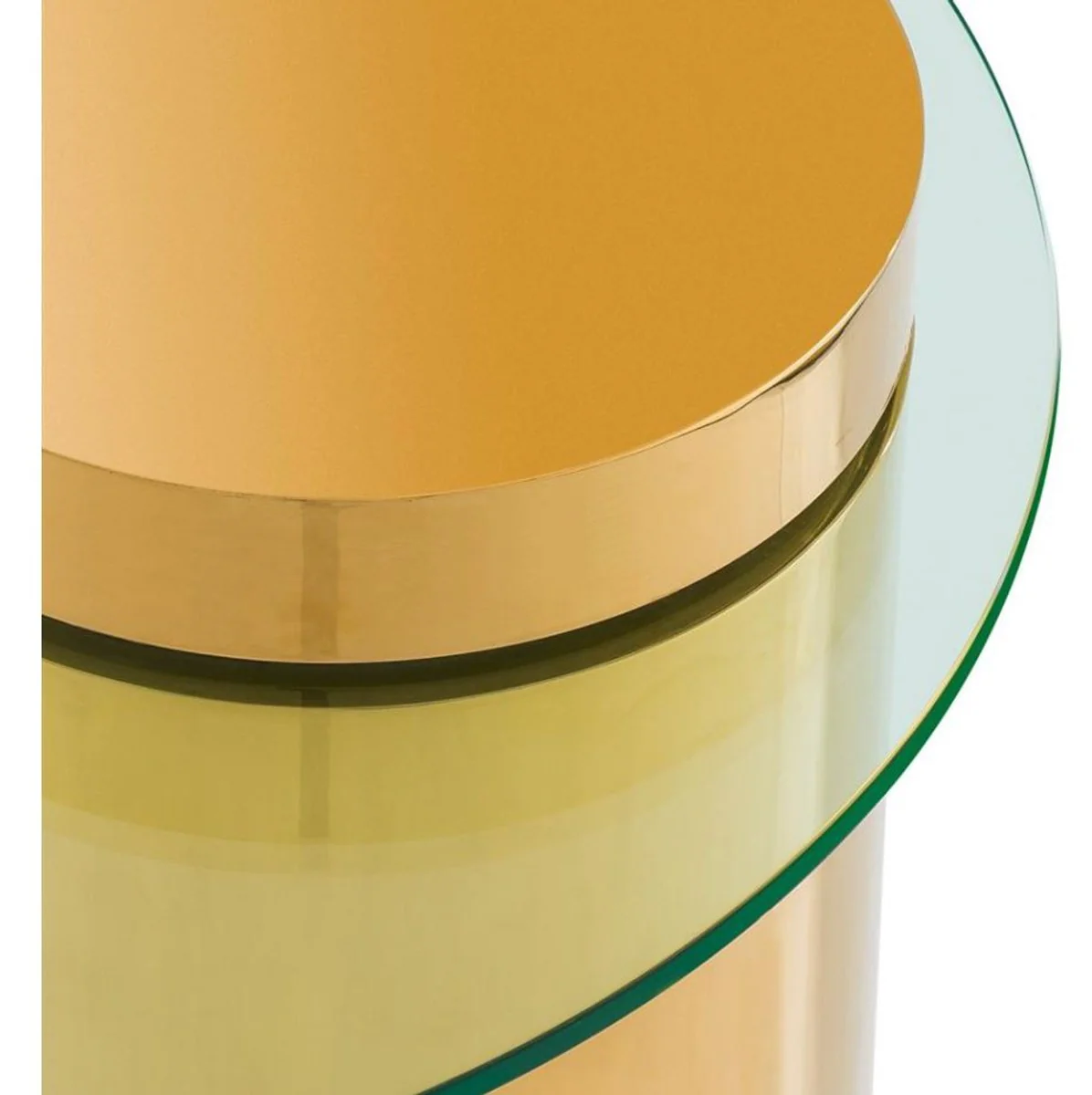 Designer side table gold 65 x H. 51 cm - luxury furniture