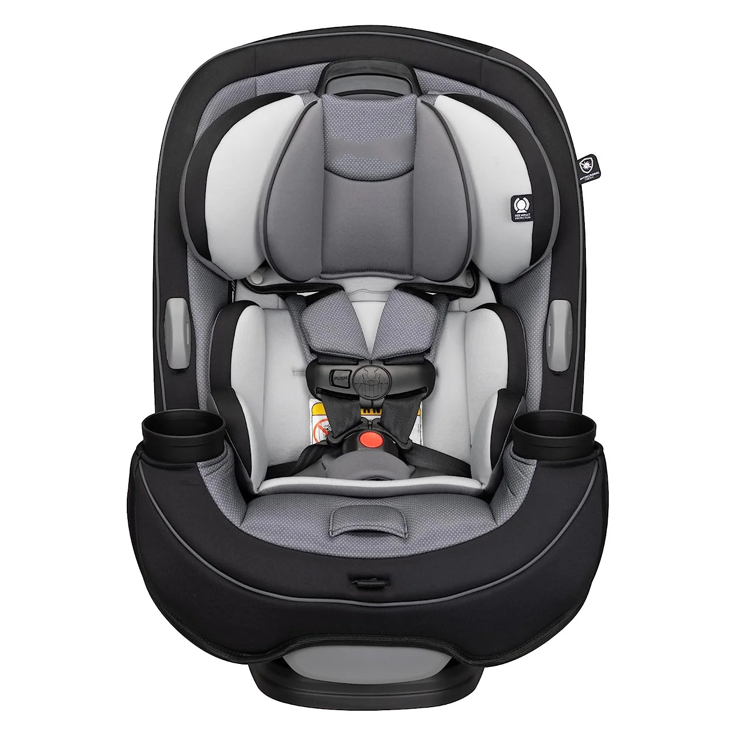 Safety 1st Grow and Go All-in-One Cabrio-Autositz, rückwärtsgerichtet 5–40 Pfund, vorwärtsgerichtet 22–65 Pfund und Gurtpositionierungsverstärker 40–100 Pfund, Carbon Wave