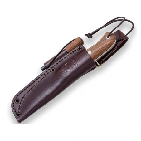 Joker BS9 Trampero Walnut with ferrocerium - Survival and buscraft knife
