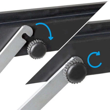 Brunner TITANIUM QUADRA 6 NG- Mesa can be stored rectangular 146 x 70 cm.