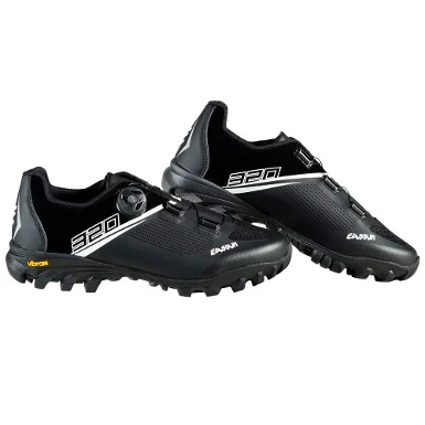 MOUNTAIN BIKE EASSUN 320 SHOES - BLACK / WHITE