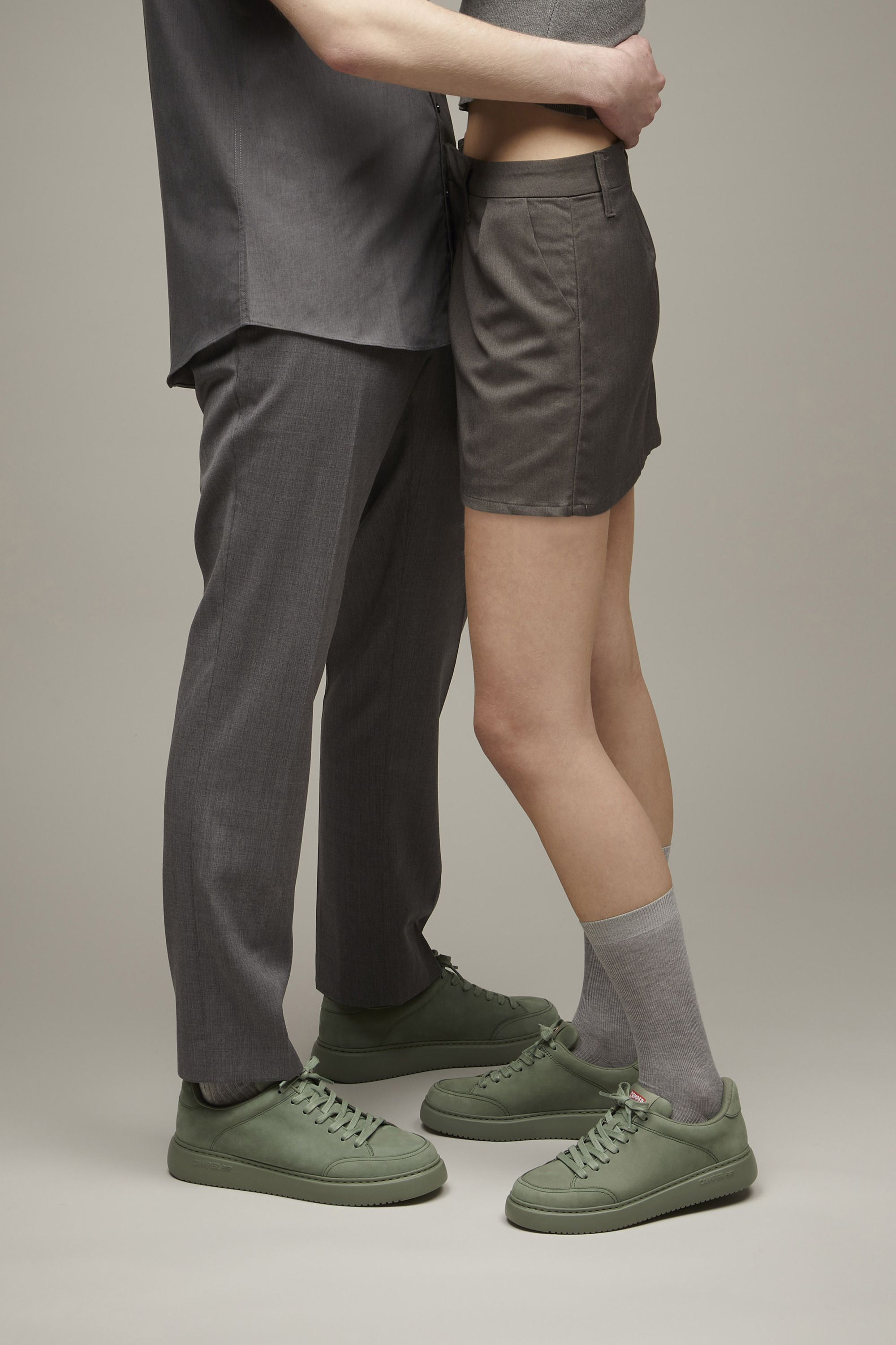 Runner K21 - Grüner Nubuck Turnschuhe für Damen