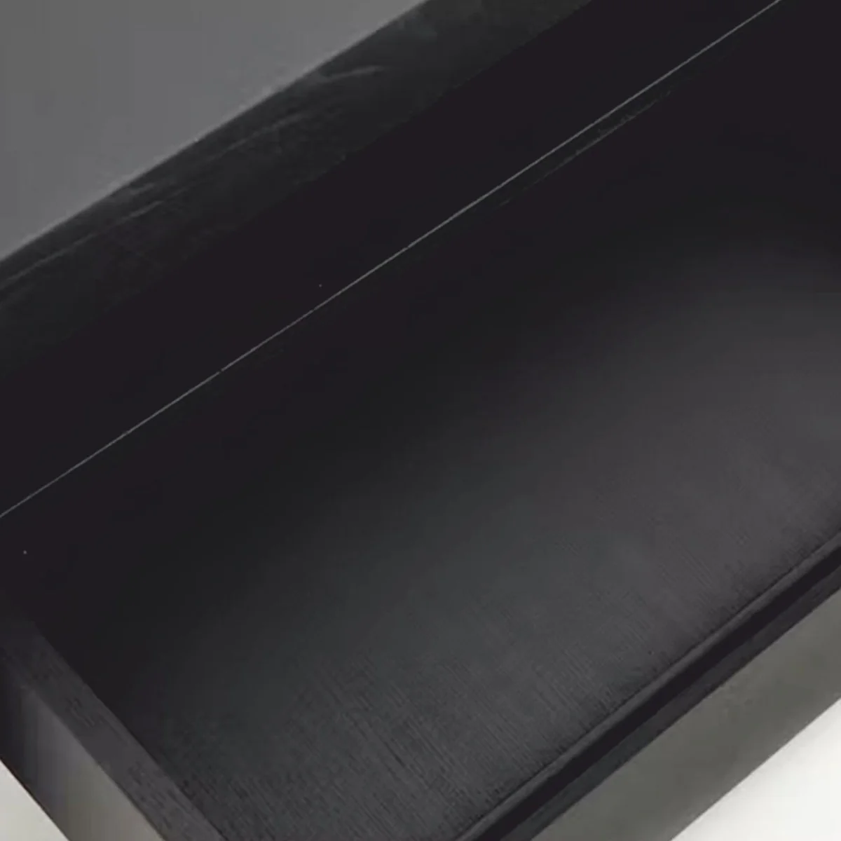 Country style bedside table with drawer black 70 cm - bedroom furniture