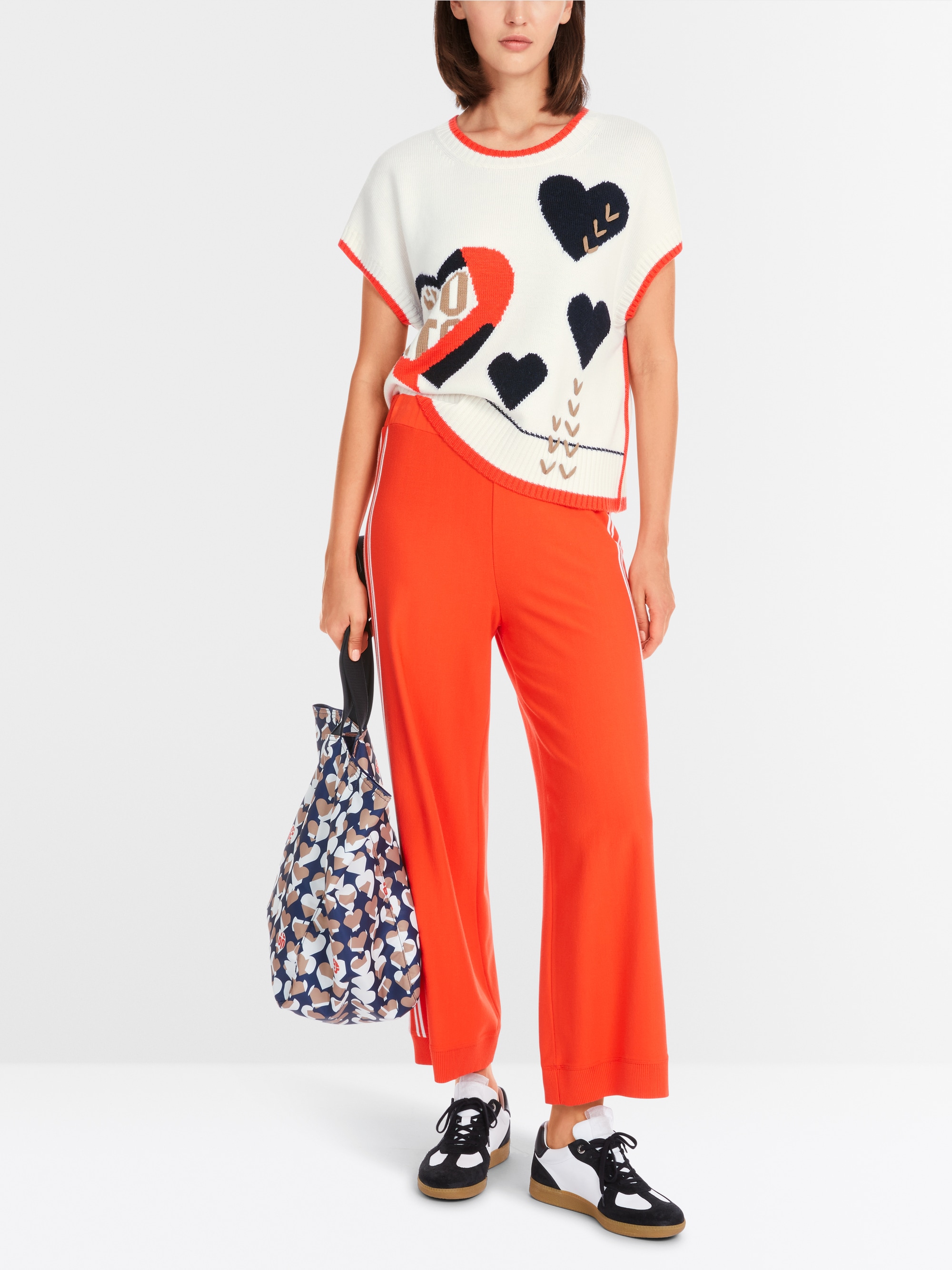 Marc-Cain Weites Tanktop aus Wollstrick