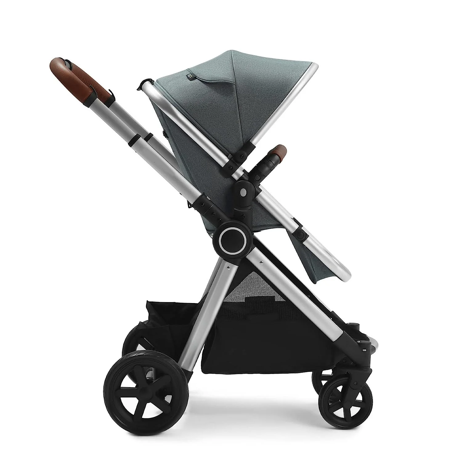 Kinderwagen mit abnehmbarem Stubenwagen – Kinderwagen in voller Größe für bequeme Ausflüge mit dem Baby – Kleinkind-Kinderwagen mit umkehrbarem Kinderwagensitz – Kinderwagen mit leichtgängigem Stubenwagen