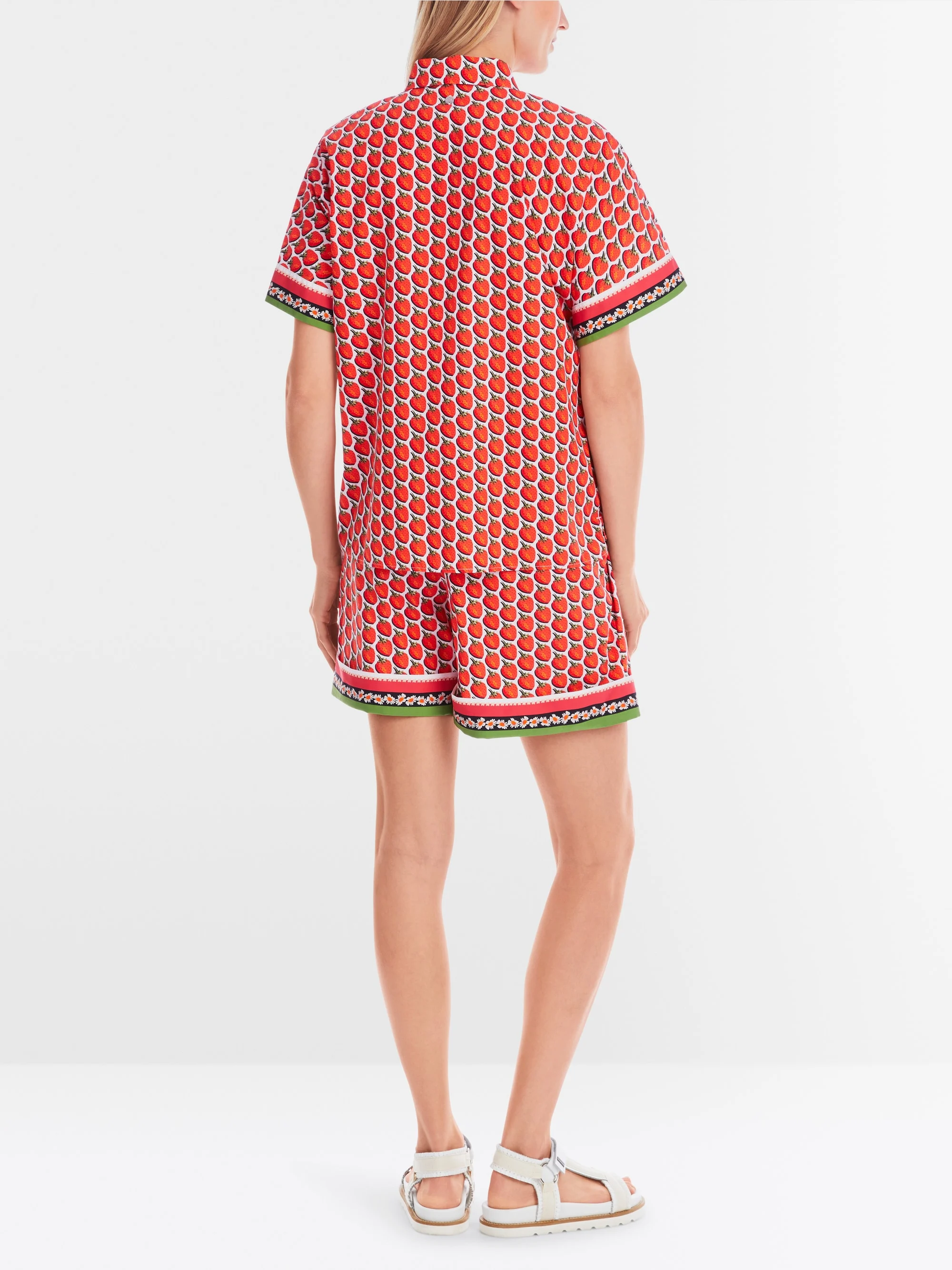 Gemusterte Rethink Together-Hemdbluse von Marc-Cain