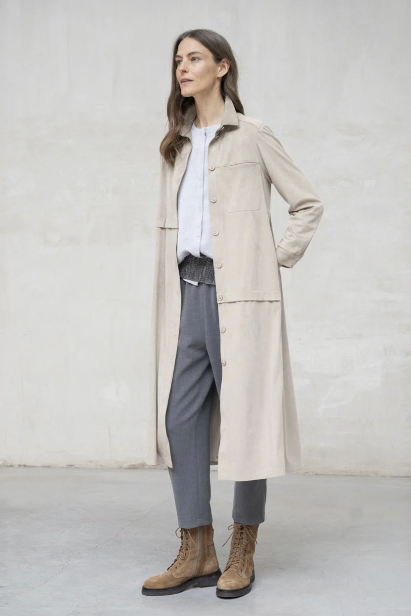 Rivera-Spanien Vestido Levita Asti Crudo