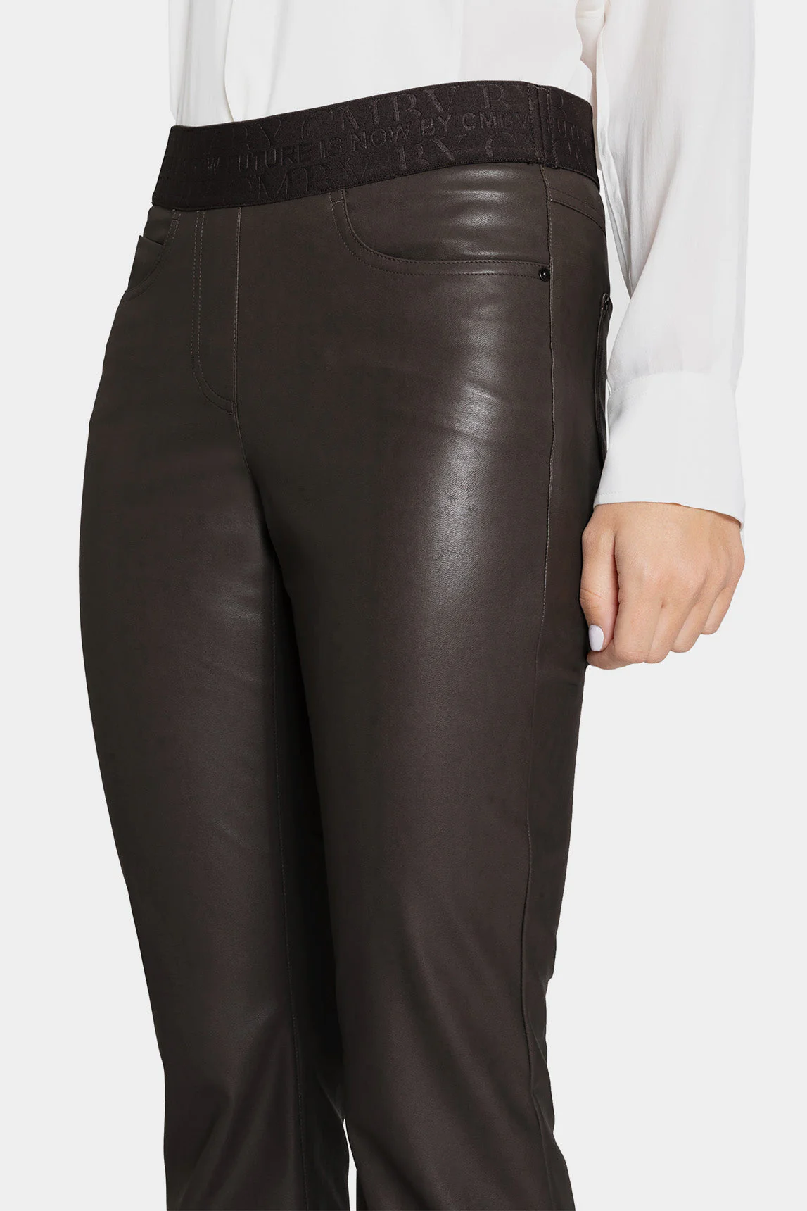 Rivera-Spain Change Hose mit elastischem Bund und Ledereffekt