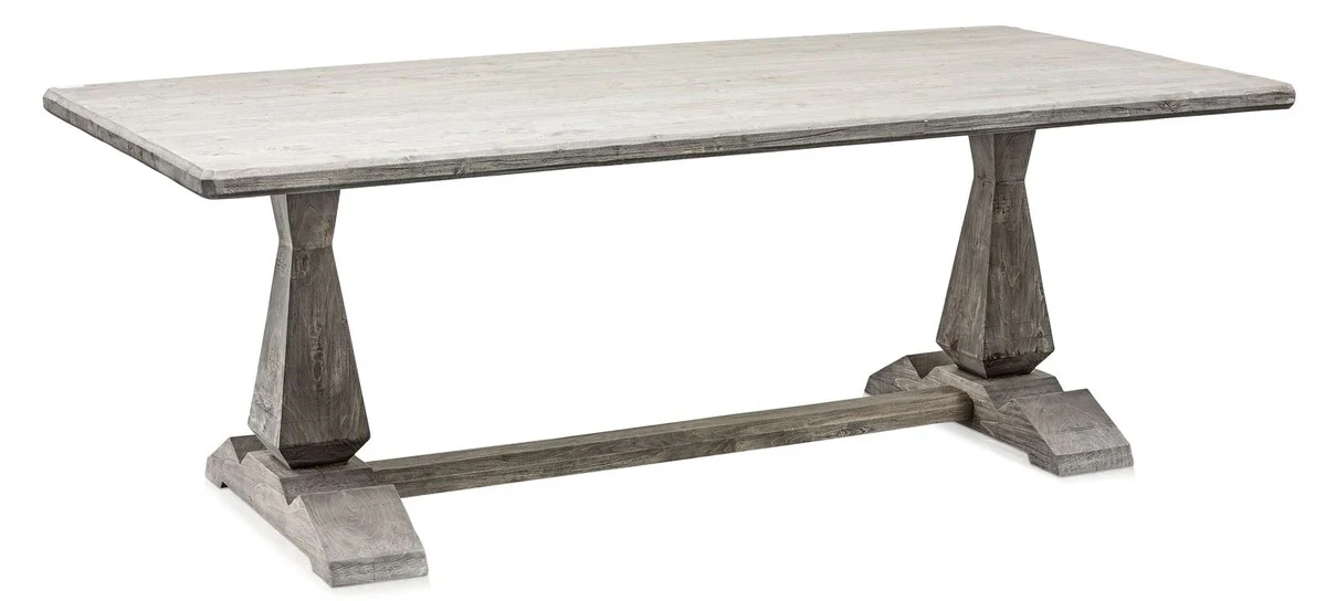 Dining room table / dining table gray - luxury furniture