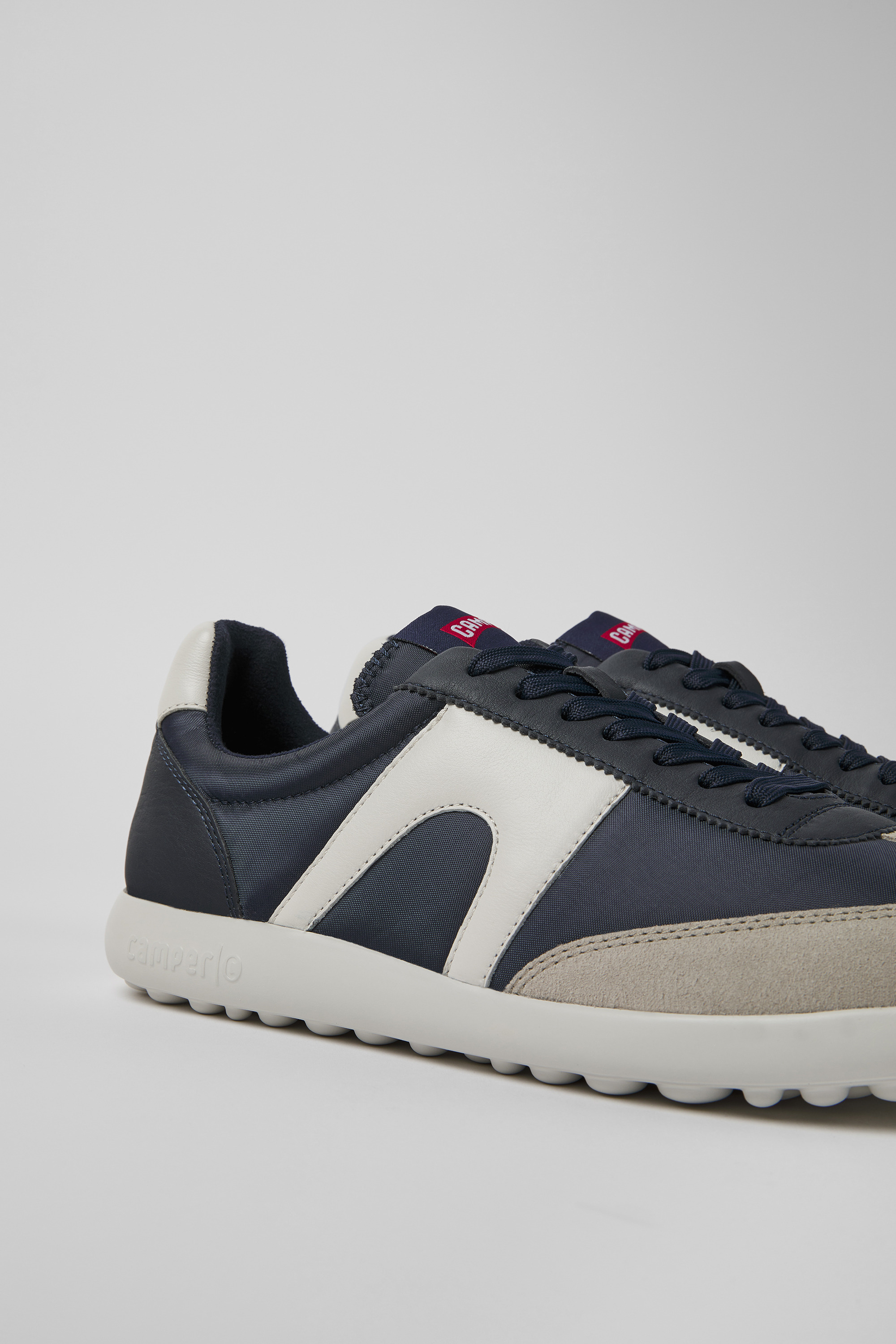 Pelotas XLite - Blaue Textil- und Ledersneaker für Herren