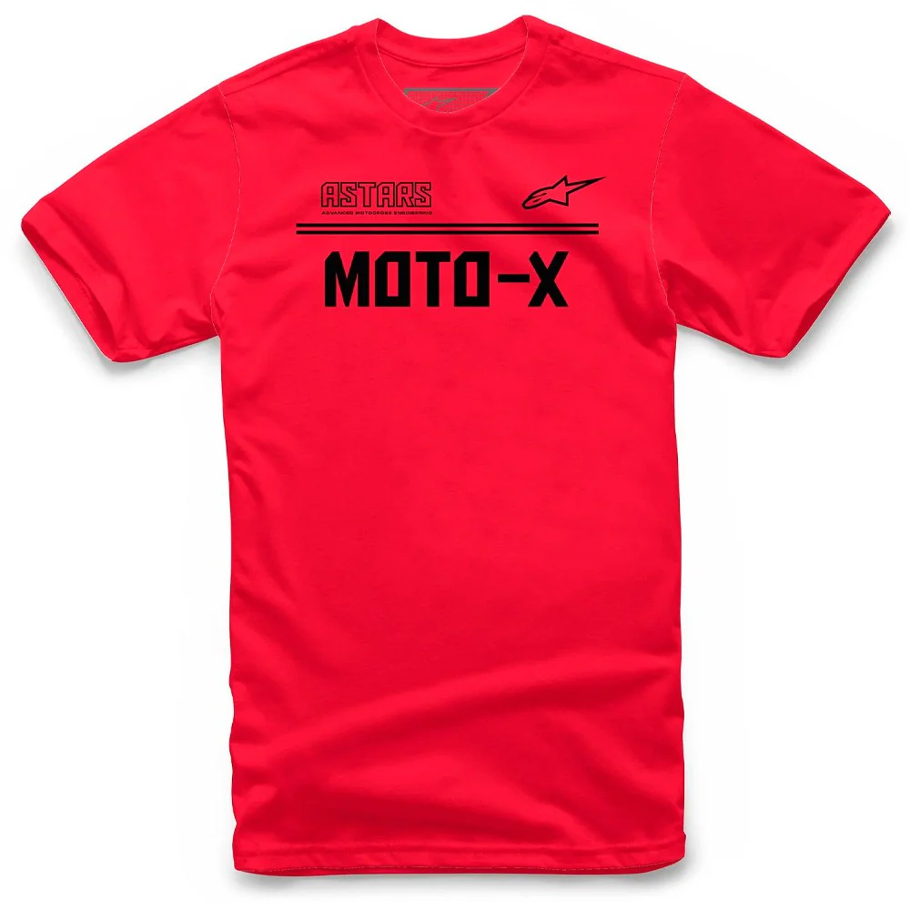 CAMISETA ALPINESTARS ASTARS MOTO-X NEGRO / ROJO