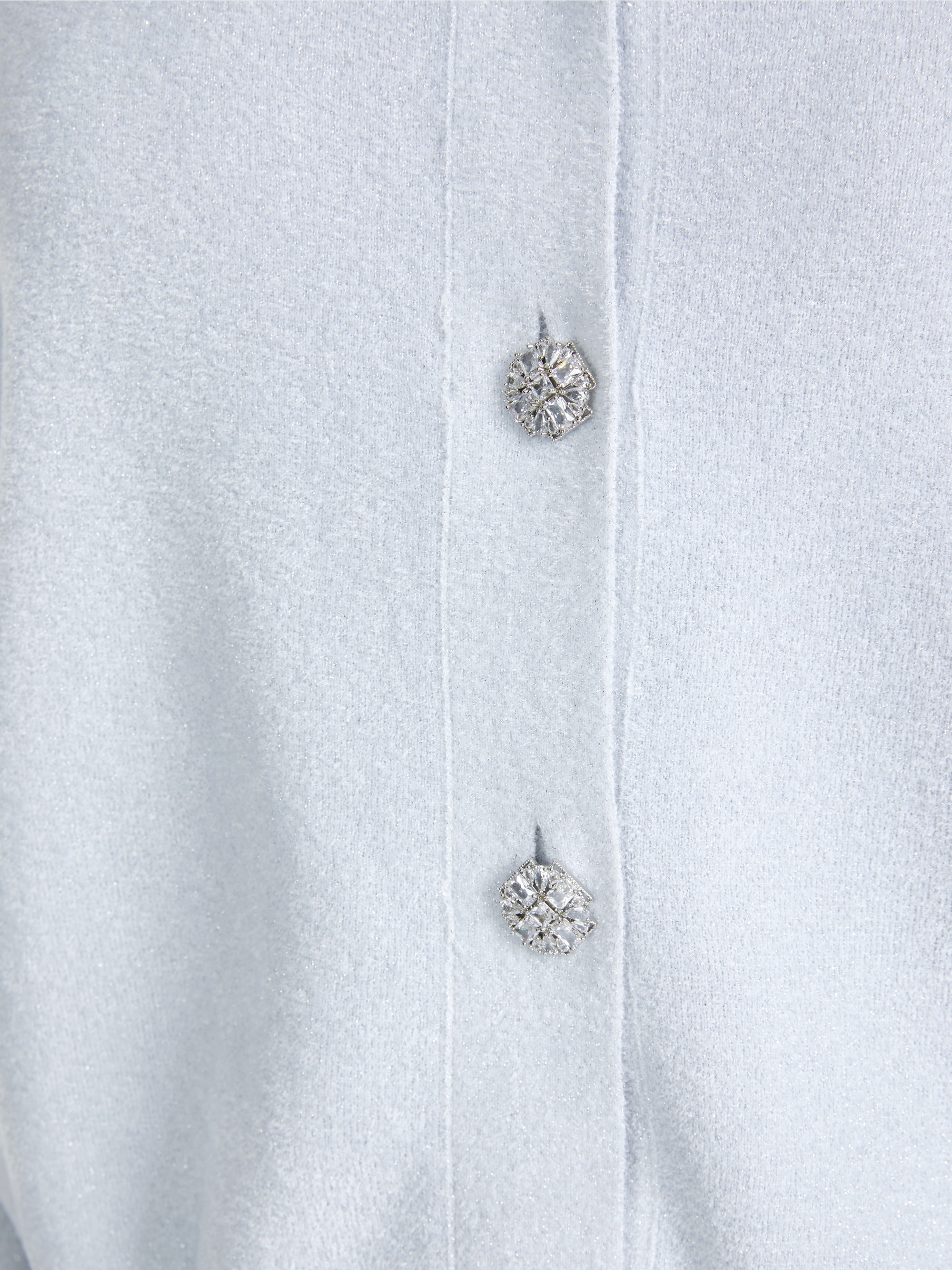 Marc-Cain Glitzer-Cardigan mit Rüschen