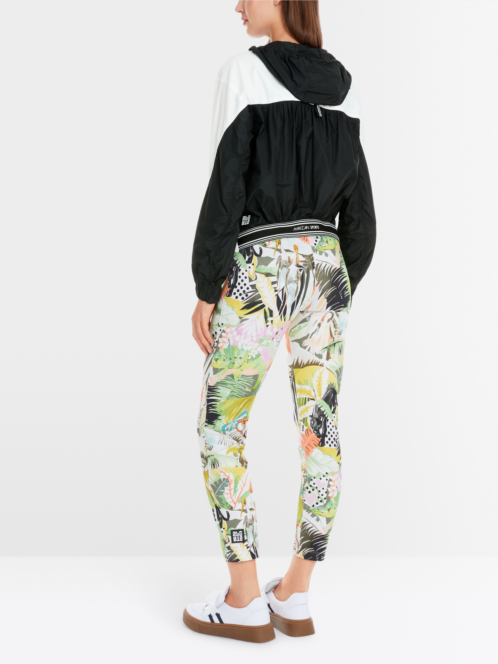 Marc-Cain Sportliche Jacke mit Kapuze und Reißverschluss