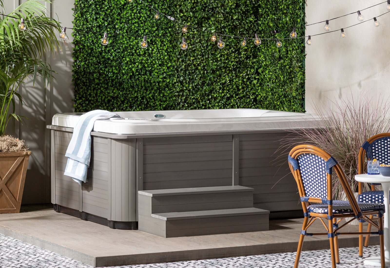 Thermospas 3 - Person 35 - Jet Acryl Rechteckige Whirlpool mit Ozonator