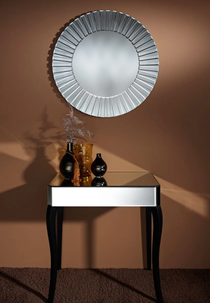 Luxury mirror Ø 80 cm - luxury living room furniture