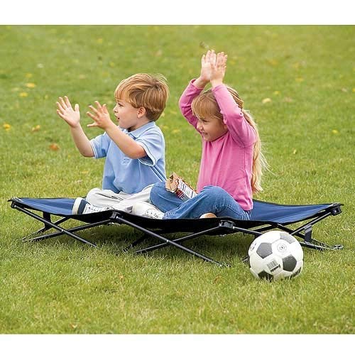 Regalo My Cot tragbares Kleinkinderbett, inklusive Spannbettlaken, Königsblau, 48 x 24 x 9 Zoll (1 Stück)