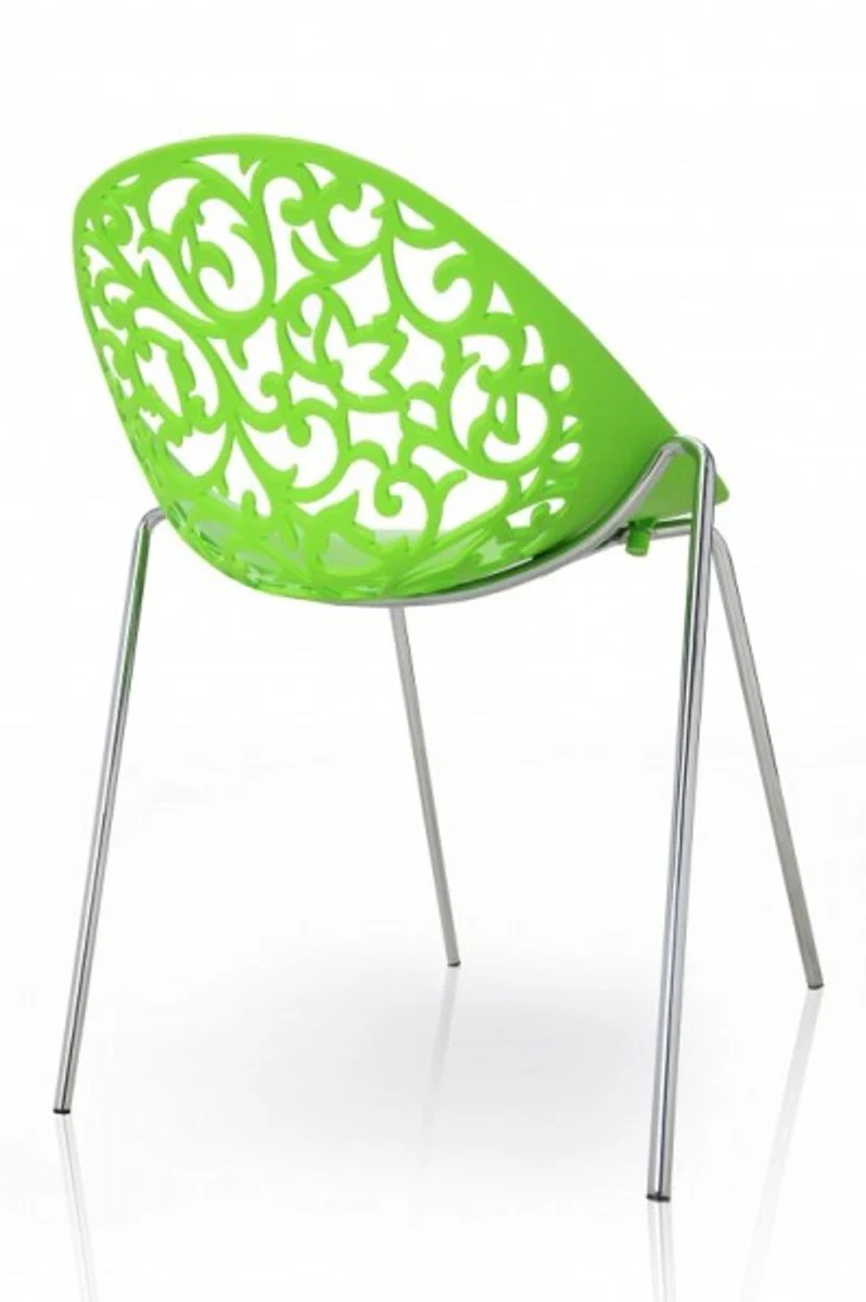 Designer chair Baroque Flowers Green - 16235