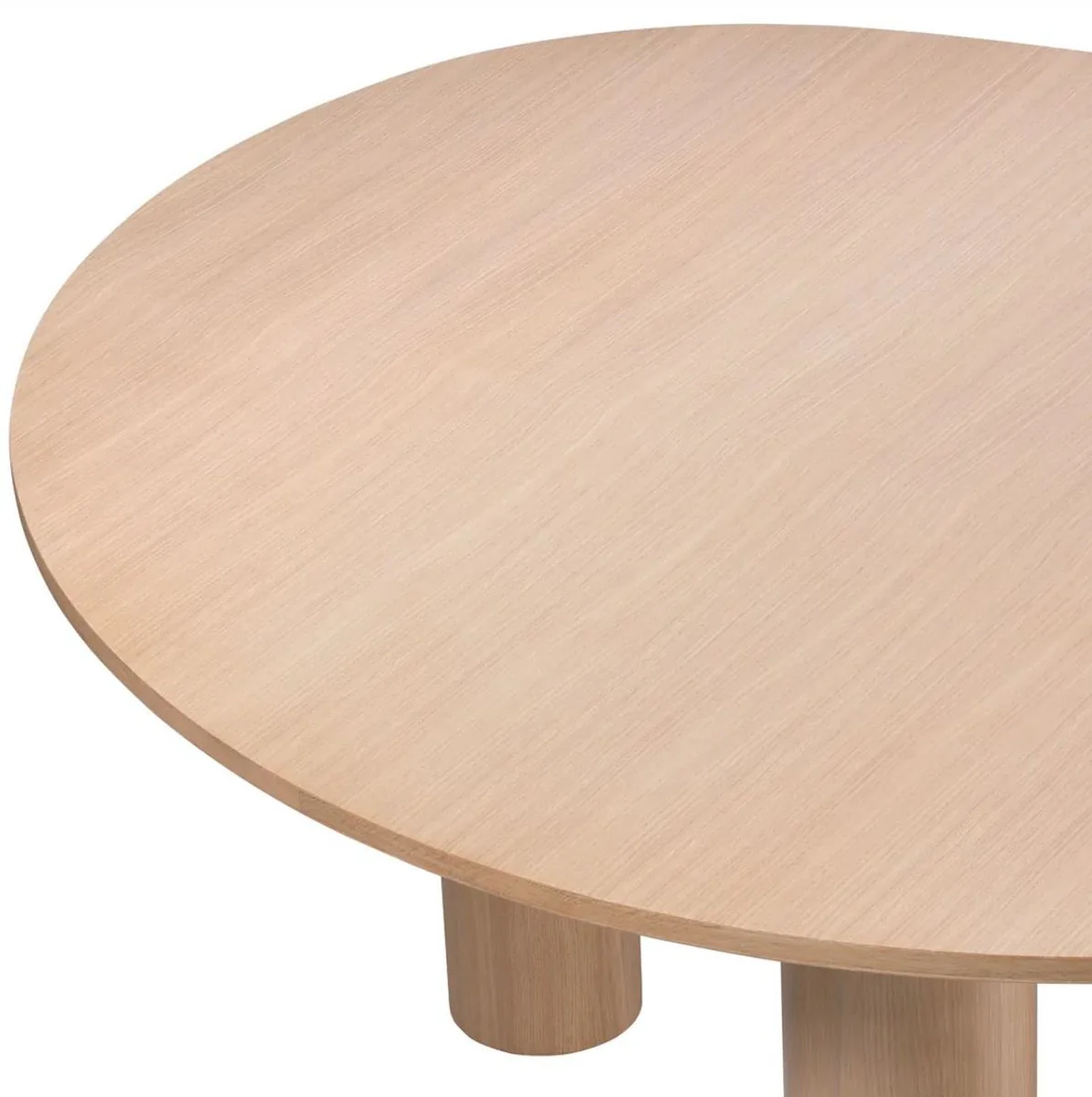 Luxury dining table natural colors 149 x 128.5 x H. 77 cm - solid wood kitchen table - dining room furniture - kitchen furniture - luxury furniture - luxury furnishings