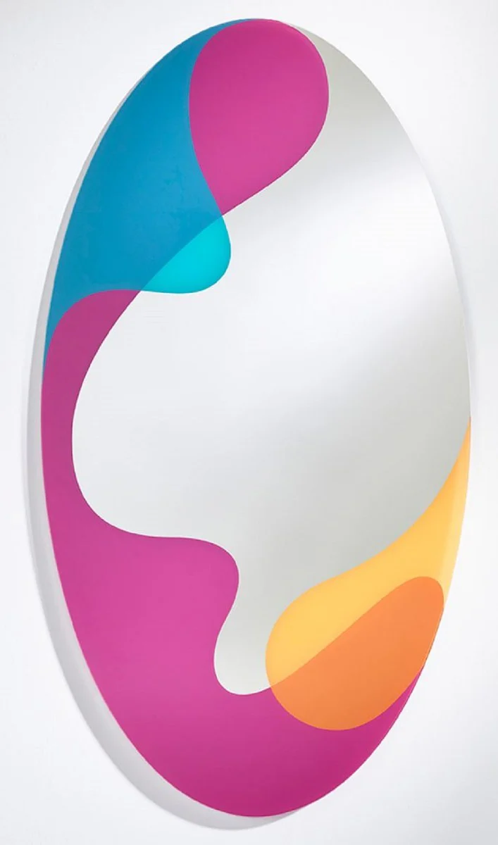 Designer wall mirror multicolored 94 x 2.5 x H. 175 cm - Modern design mirror - Luxury collection