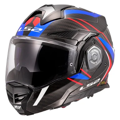 CASCO MODULAR LS2 FF901 ADVANT X CARBON FUTURE II - BLANCO / AZUL