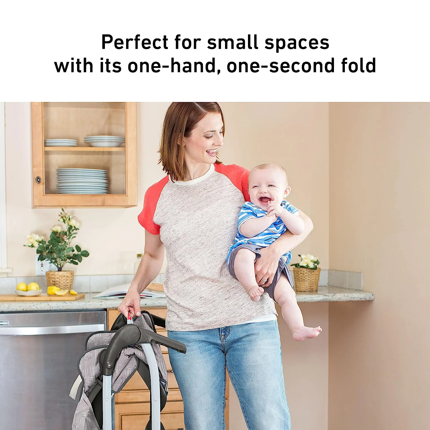 Slim Snacker Hochstuhl, ultrakompakter Hochstuhl, Whisk