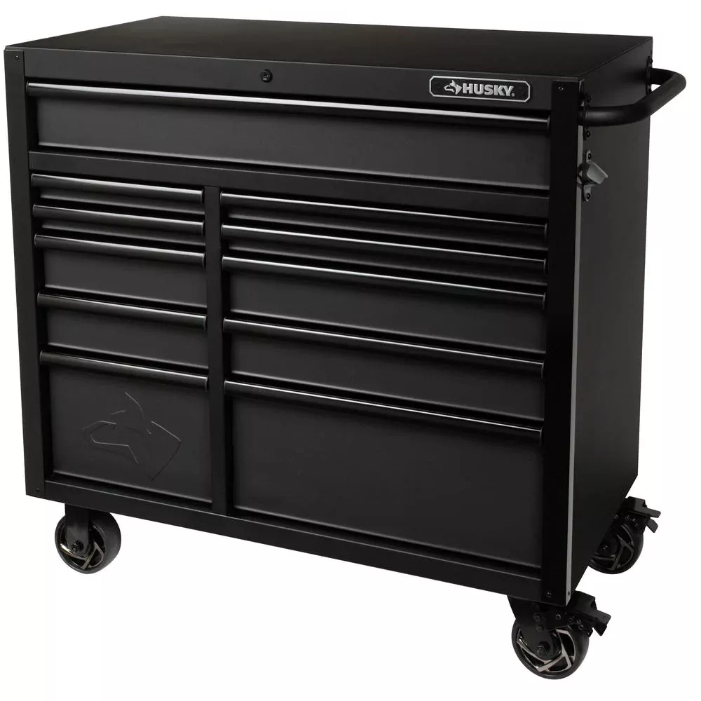 INDUSTRIE 41 IN. W X 21.5 IN. D 11-DRAWER ROLLING CABINET TOOL CHEST IN MATTE BLACK