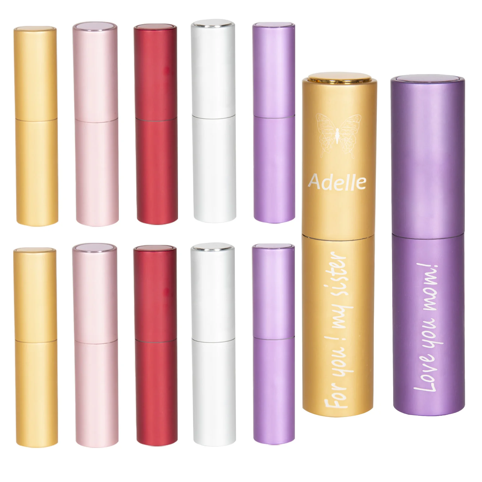 10pcs 8ml Portable Mini Perfume Bottle Girls Set