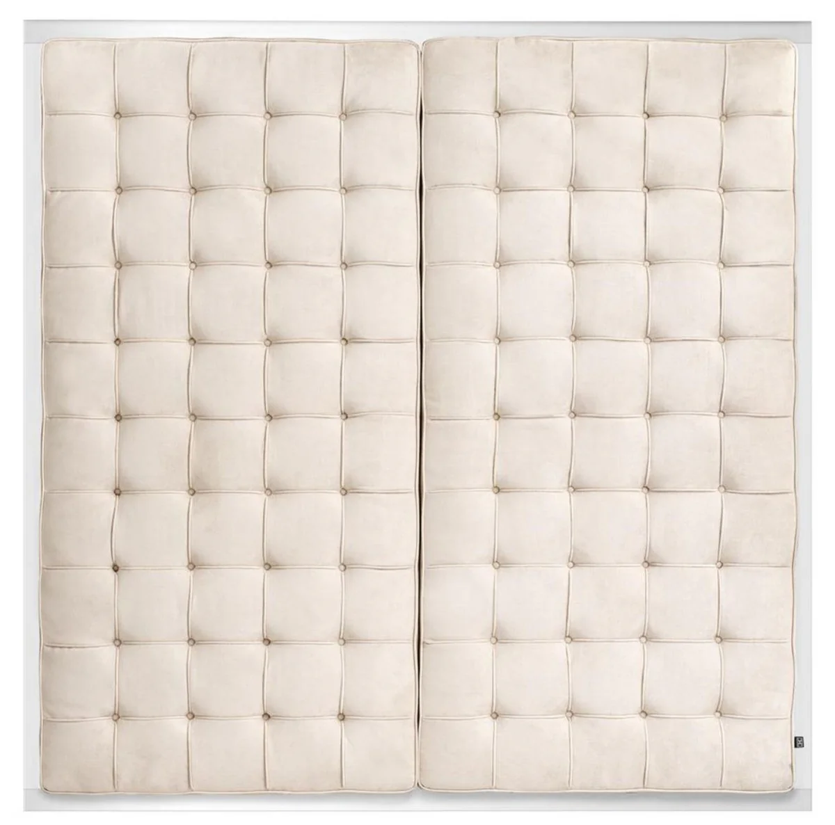 Luxury hotel bed headboard natural color 180 x H. 180 cm - Limited Edition