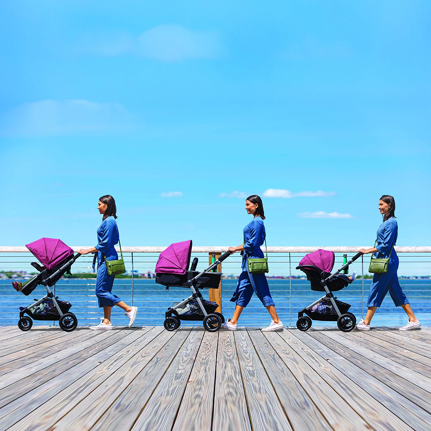 Evenflo Pivot Modulares Reisesystem mit SafeMax Autositz