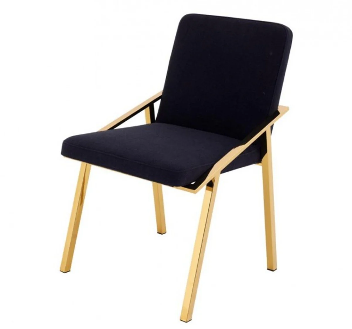 Luxury Designer Chair Black Gold - Luxury Collection