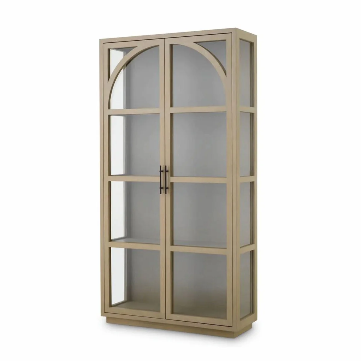 Luxus Vitrine Beige / Bronze 118 x 44,5 x H. 210 cm - Luxus Interior
