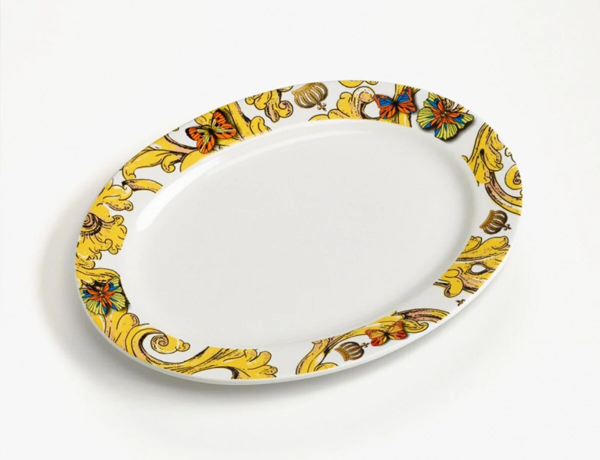 Pompöös by Luxus water glass set black / gold Ø 8 x H. 13.5 cm - water glasses with 24 carat gold plating - Pompöös glasses designed by Harald Glööckler