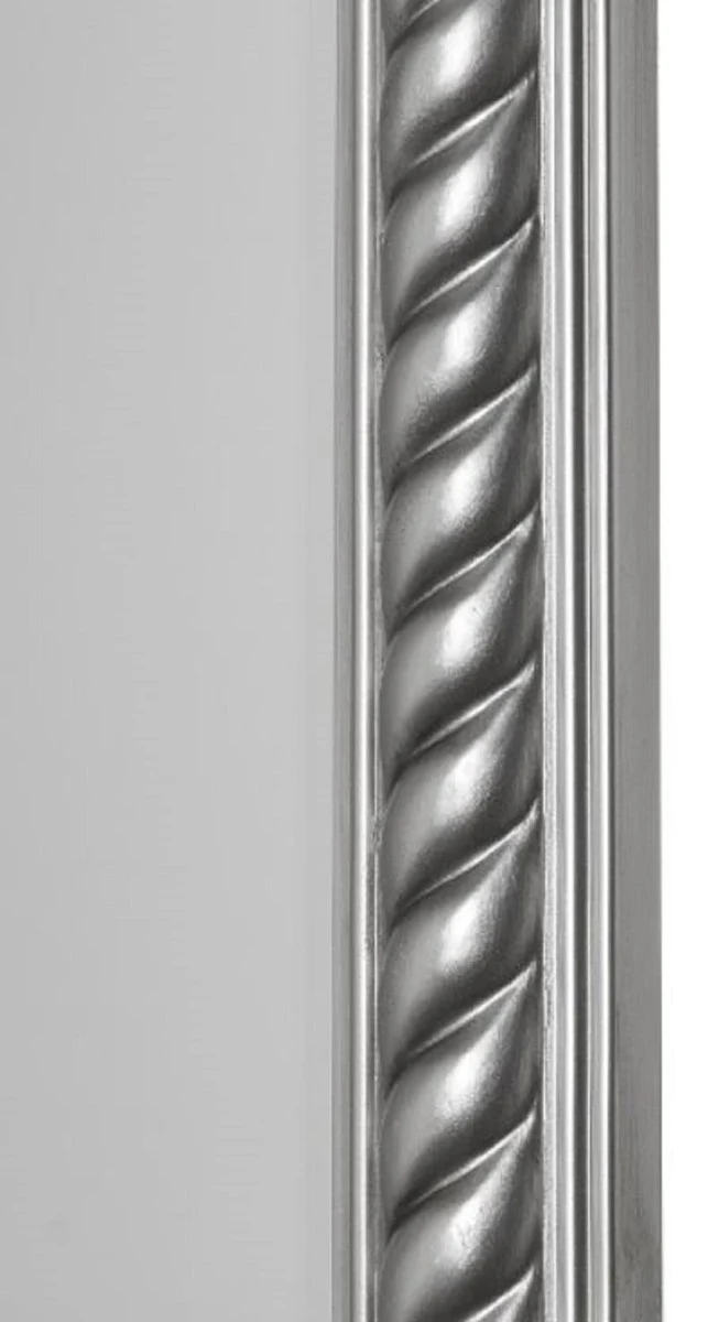 Baroque mirror / wall mirror antique silver 62 x H. 82 cm - furniture in the baroque style