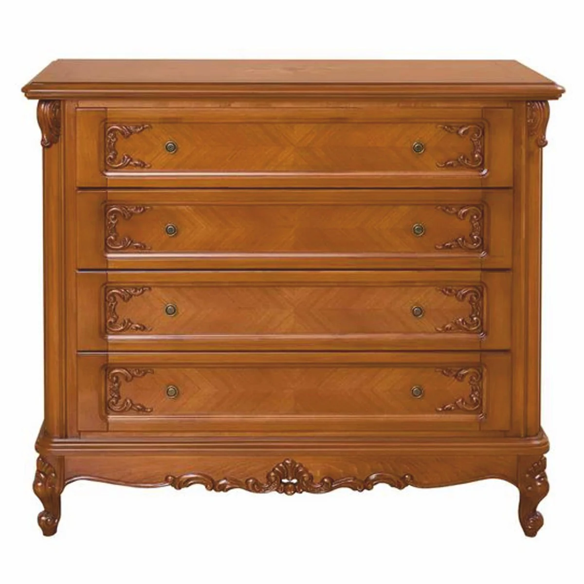 Luxury Baroque chest of drawers brown 120 cm - Baroque bedroom furniture
