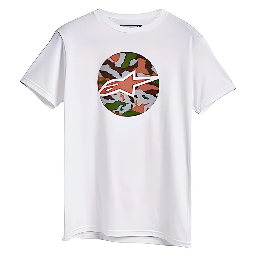 CAMISETA ALPINESTARs CAMO DISK BLANCO