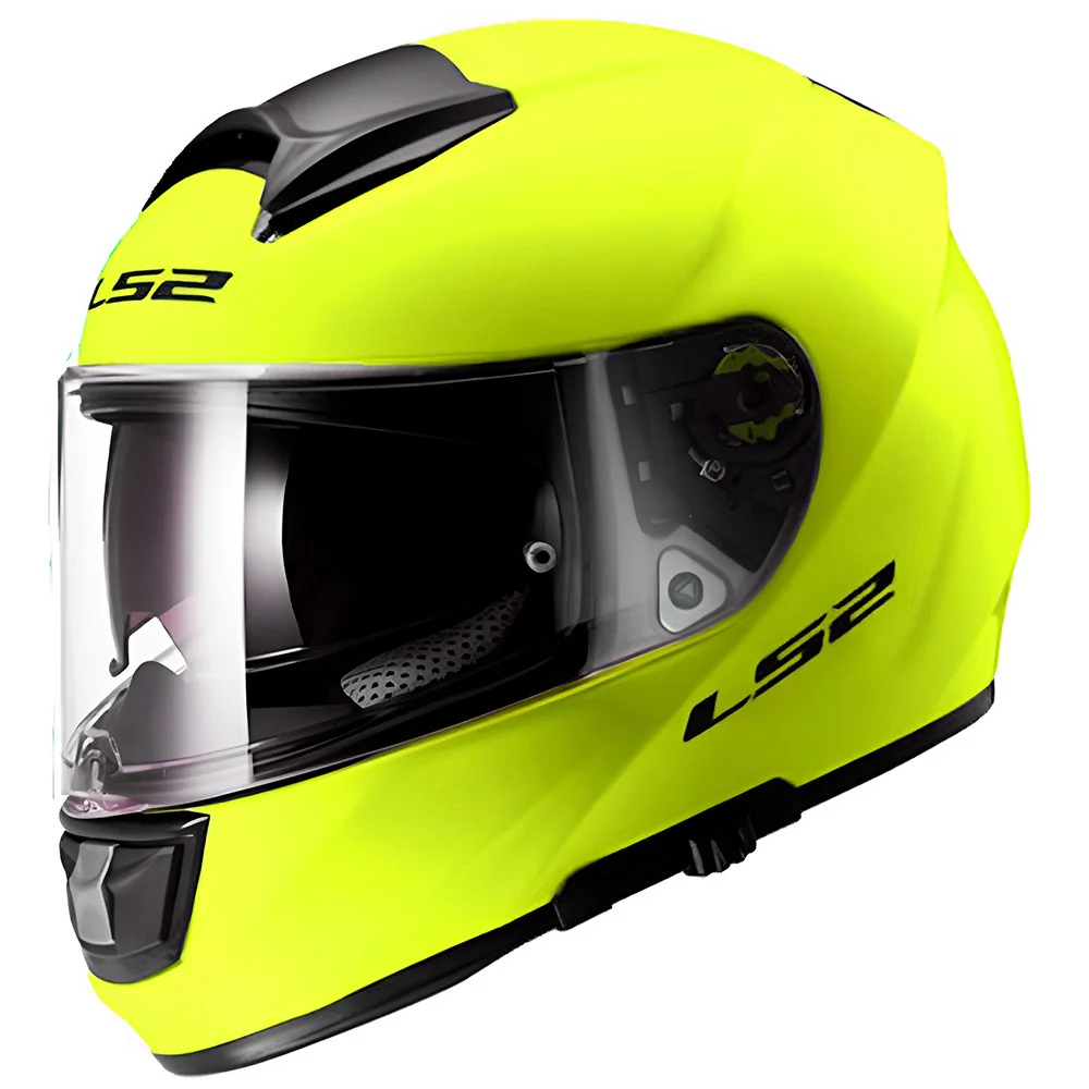 LS2 FF397 V-TECH HELMET SINGLE COLOR YELLOW
