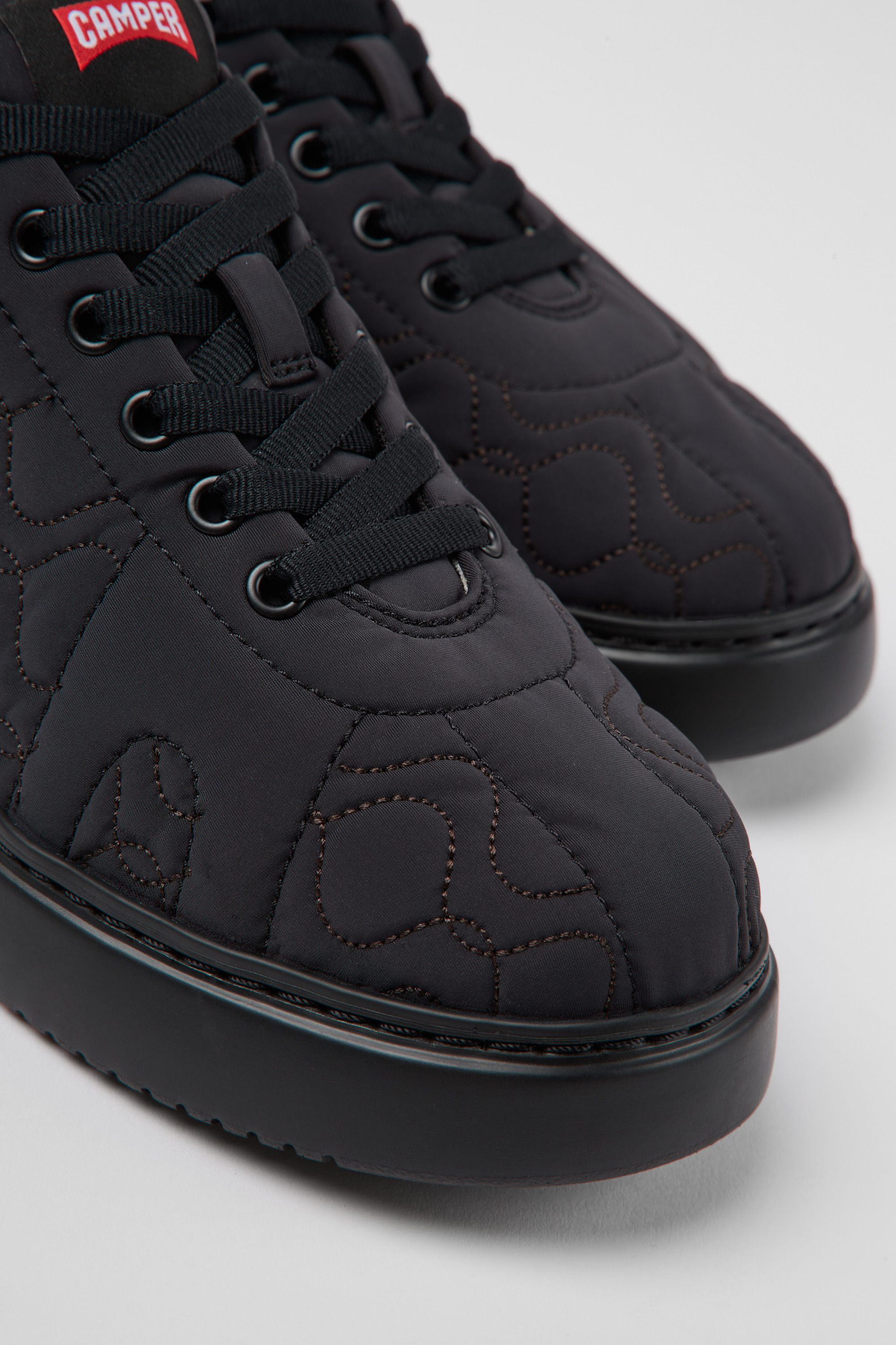 Runner K21 - Schwarze Textil Turnschuhe für Herren