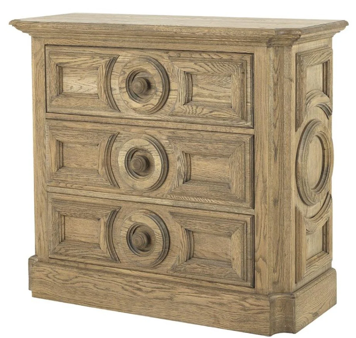 Cabinet with 3 drawers light brown - luxury quality