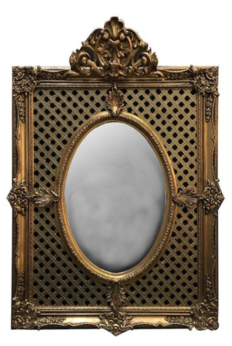 Baroque mirror antique gold - wall mirror antique style 80 x 60 cm - baroque furnishings