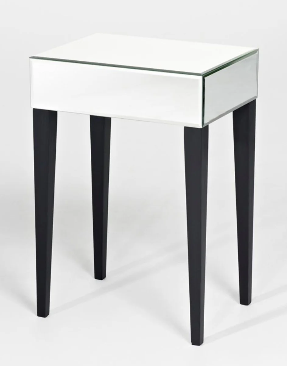 Luxury mirror glass side table 41 x 30 x H. 60 cm - Hotel Furniture
