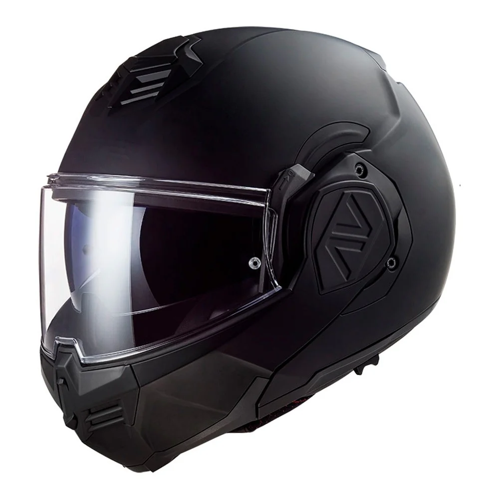 CASCO MODULAR LS2 FF906 ADVANT SOLID NEGRO MATE