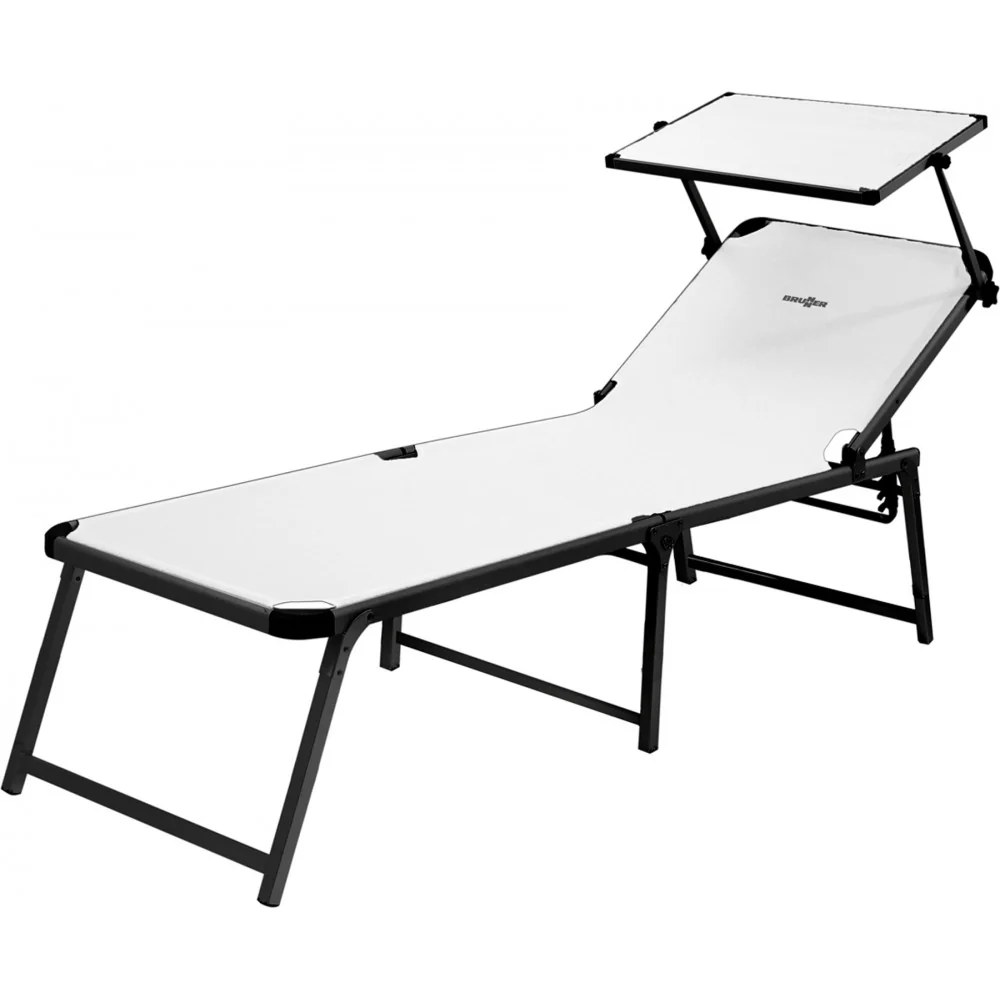 Brunner MARBELLA HIGH gris - Tumbona con parasol