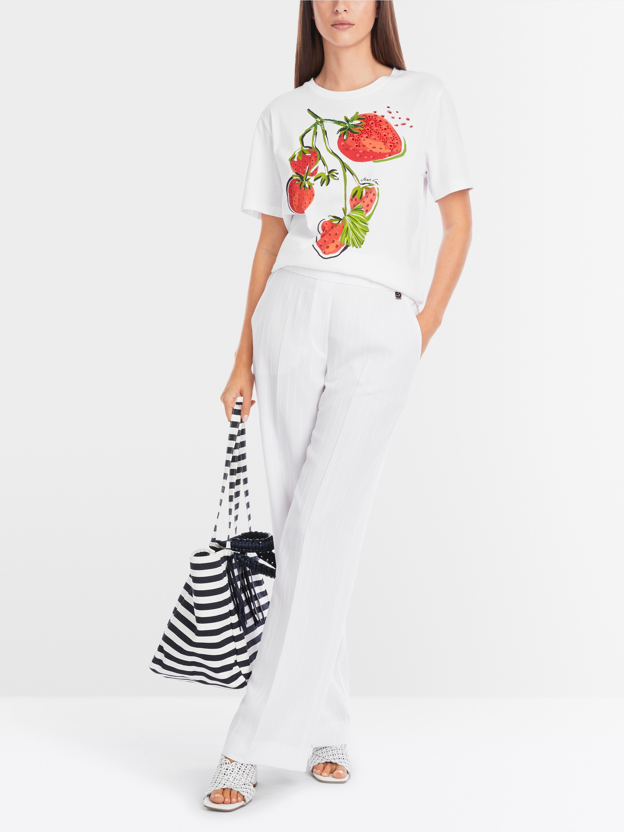 Marc-Cain Rethink Together T-Shirt aus Bio-Baumwolle