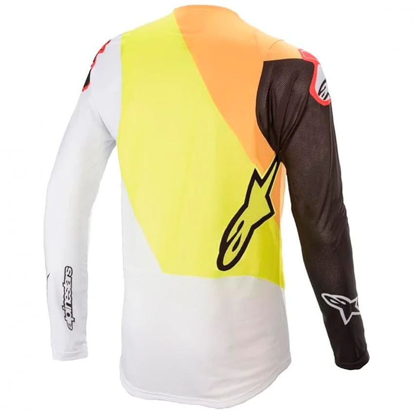 CAMISETA ALPINESTARs SUPERTECH BLAZE BLANCO / AMARILLO