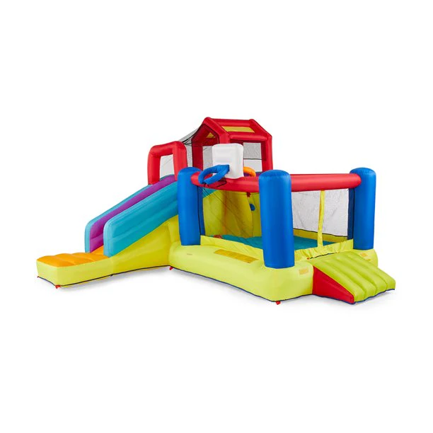 Banzai 2-in1 Slide & Bounce Ultimate Combo Pack Hüpfburg und Wasserparks
